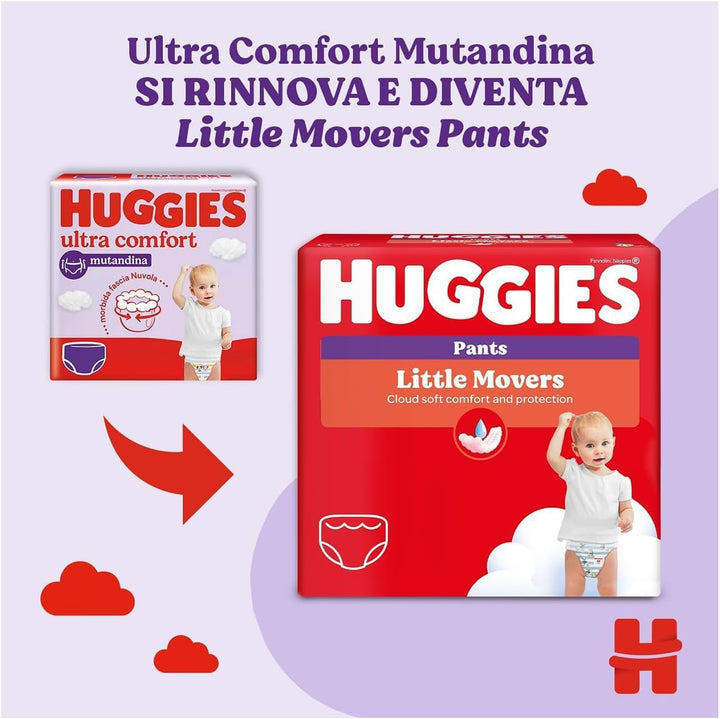 Huggies Pants Little Movers Disney, Grösse 6, 96 St. (2x48), Monatsbox