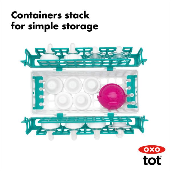 OXO Tot Geschirrspülkorb, Blaugrün Teal, Teal