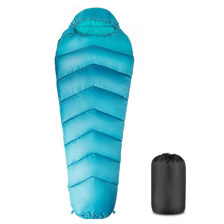 Forceatt Schlafsack, 5℃~25℃ 3-4 Jahreszeiten Outdoor Sommerschlafsack, Ultraleicht Kleines Packmass