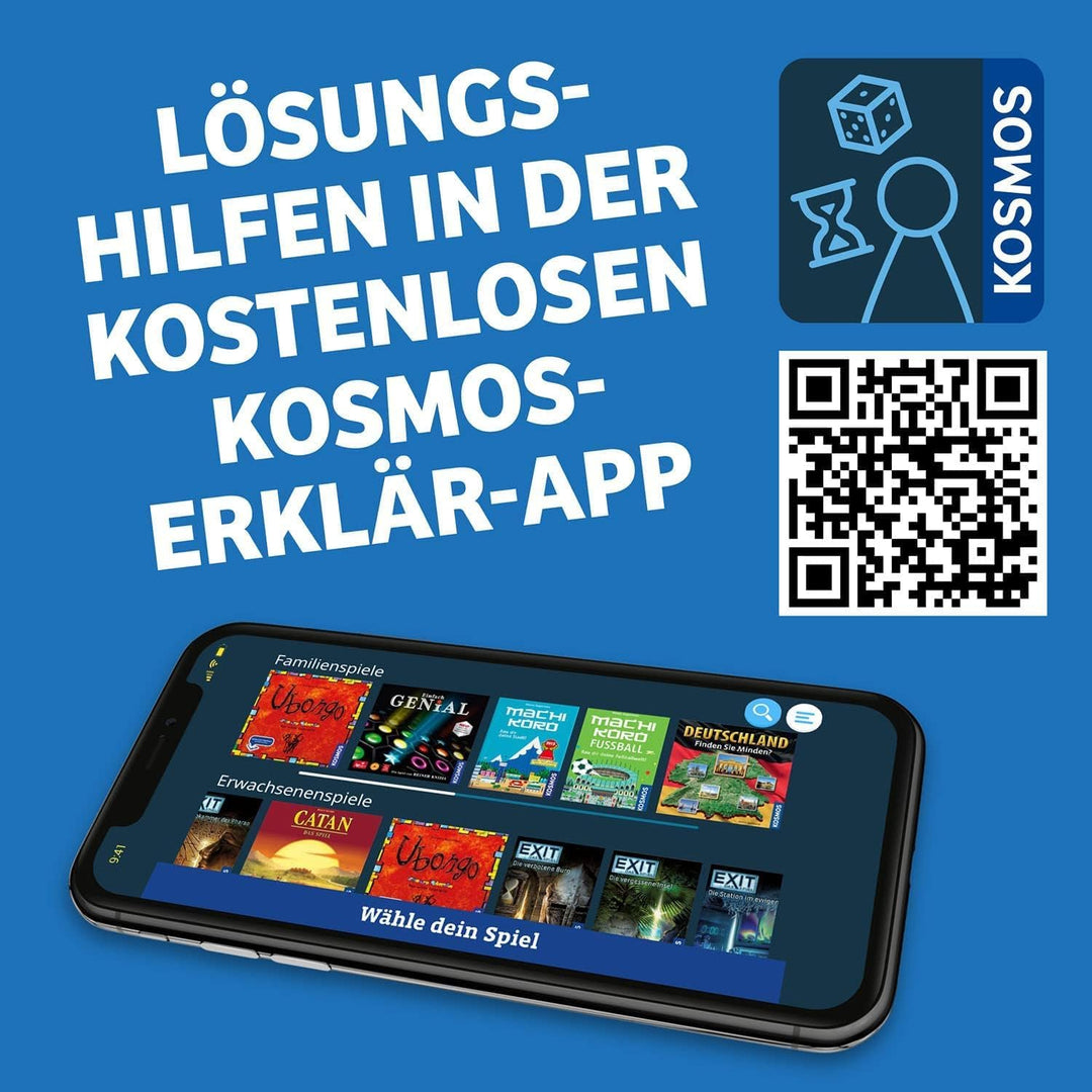 KOSMOS 683092 Ubongo! Classic, Der beliebte Action- und Knobelspass für die ganze Familie, Der Klass