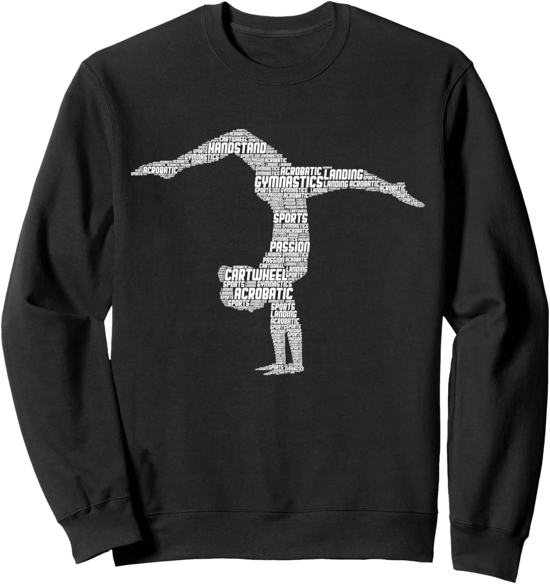 Turnen Gymnastik Turnerin Kinder Mädchen Damen Sweatshirt