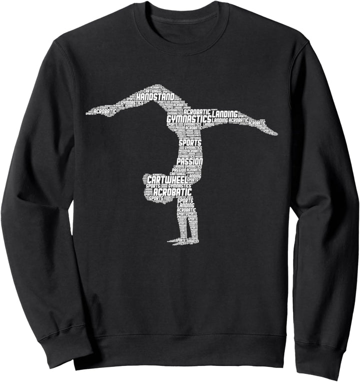 Turnen Gymnastik Turnerin Kinder Mädchen Damen Sweatshirt
