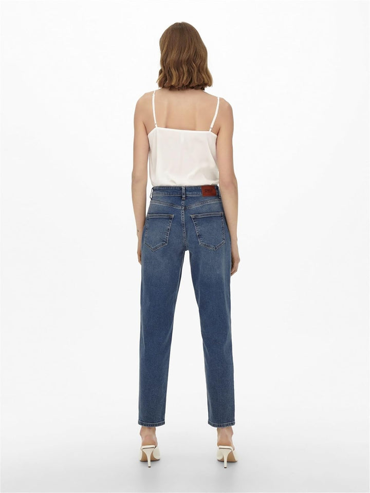 ONLY Womens Dark Blue Denim Jeans Stretch