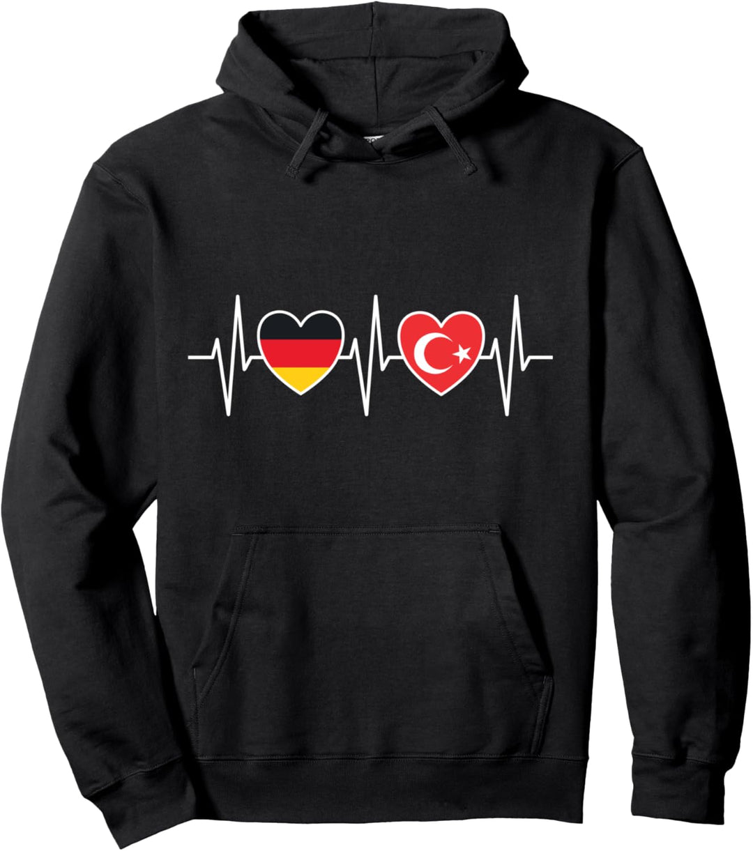 Deutschland und Türkei Türkische Turkey Fahne Flaggen Pullover Hoodie