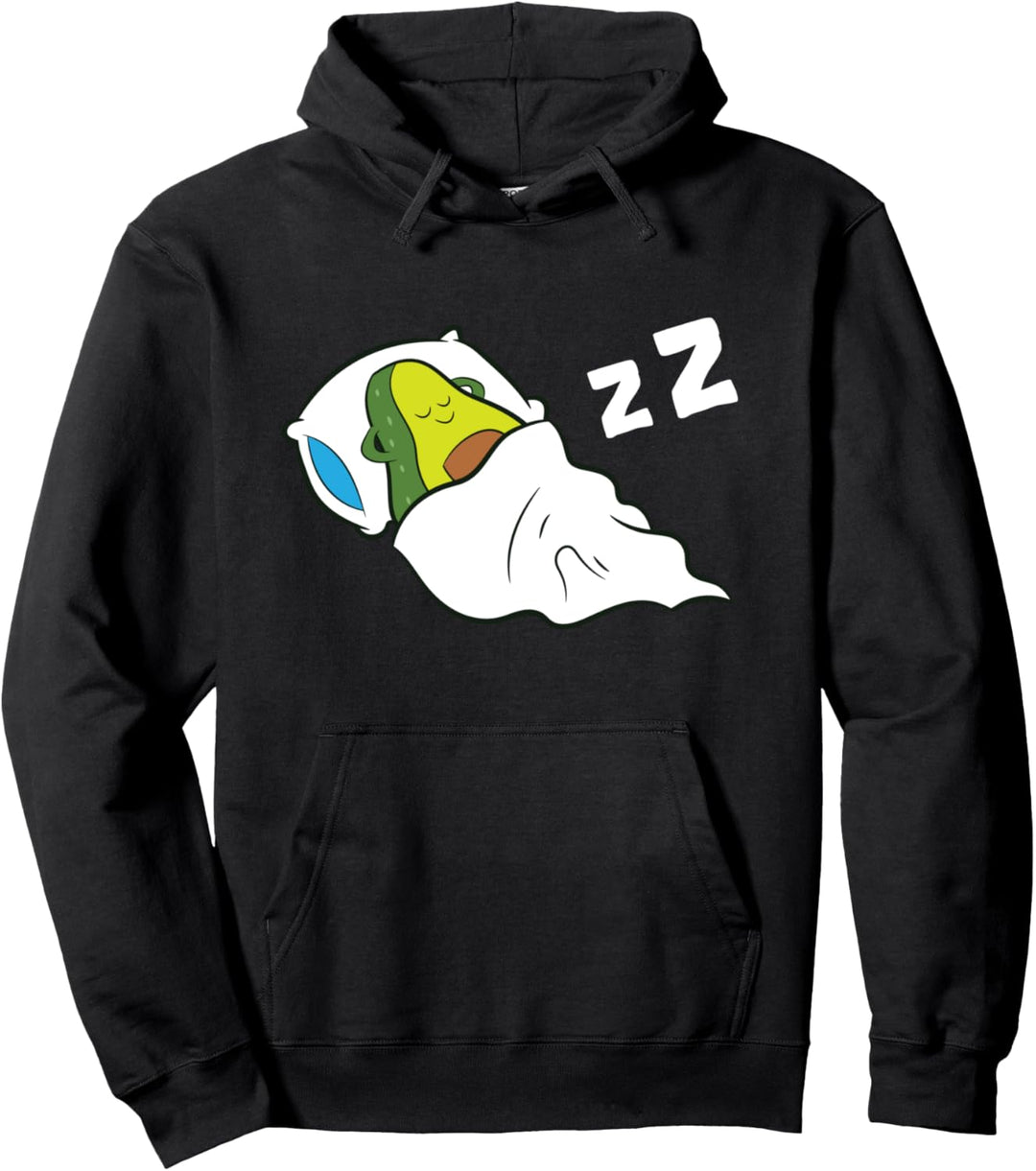 Avocado Schlafende lustige Avocado Pullover Hoodie