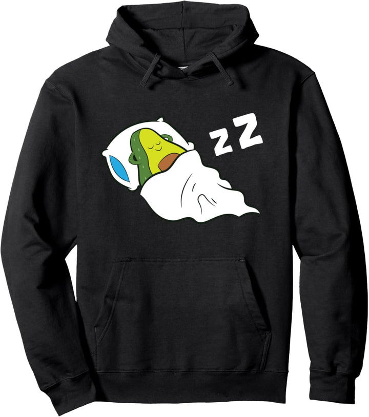 Avocado Schlafende lustige Avocado Pullover Hoodie