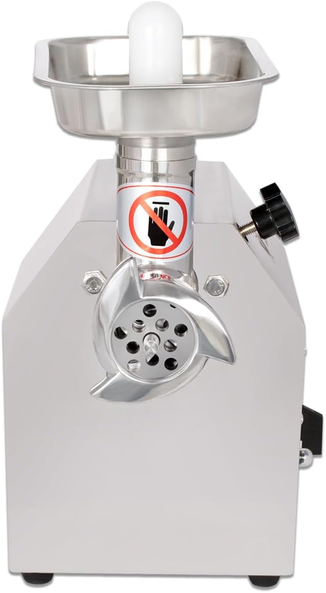Beeketal 'FW80B' Profi Gastro Edelstahl Fleischwolf mit 80 kg/Std. Durchsatz, starkem 370 Watt Motor