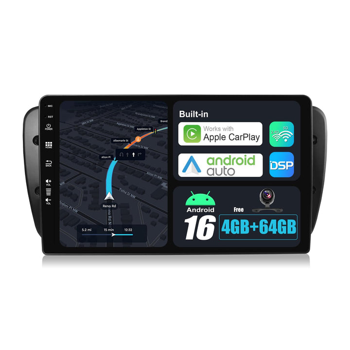 Android 15 IPS Autoradio Passt für Seat Ibiza 6J (2009-2014) - Eingebautes CarPlay Android Auto - KO