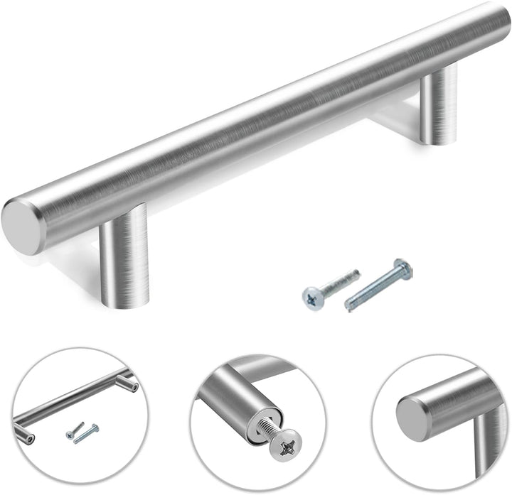 Duisrech Schrankgriffe Edelstahl 30 Stück 160mm möbelgriffe,griffe für küchenschränke Silber T-Zuggr