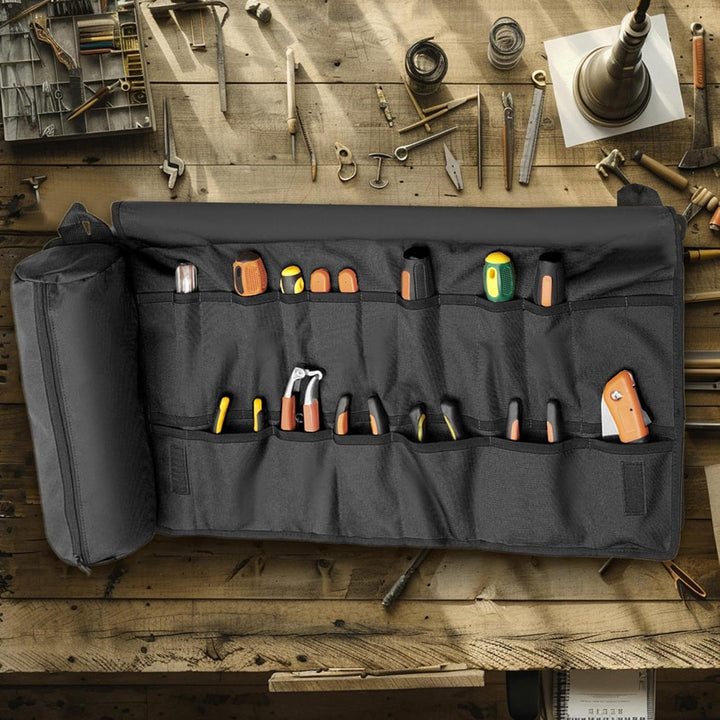 Roll -up -Symbollbag Organizer, Werkzeugrollenbeutel Organizer | Verdickte faltbare wasserbeständige