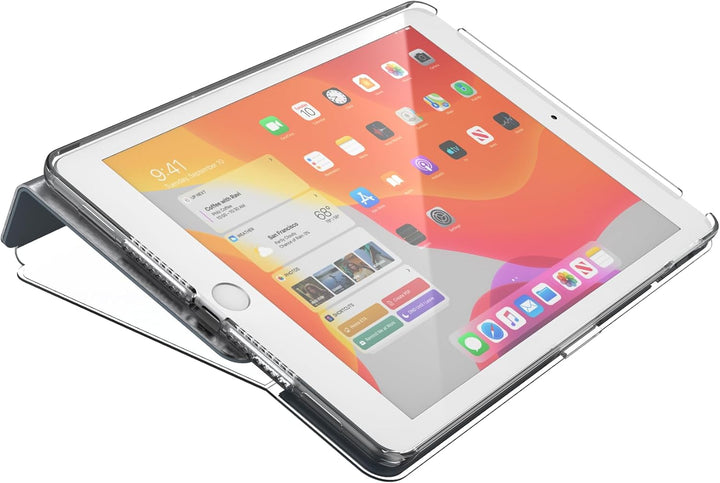 SPECK Schutzhülle/-Cover 'Balance Folio' mit Standfunktion für Apple iPad (2019), Grau/Klar, Grau/Kl