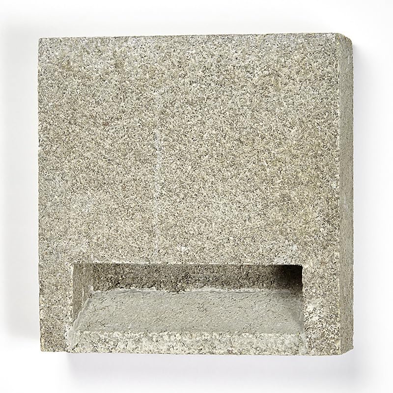 Fledermaus Einbaustein aus Holzbeton 80x240mm | Wetterfest | Fledermausquartier | Fledermauswochenst