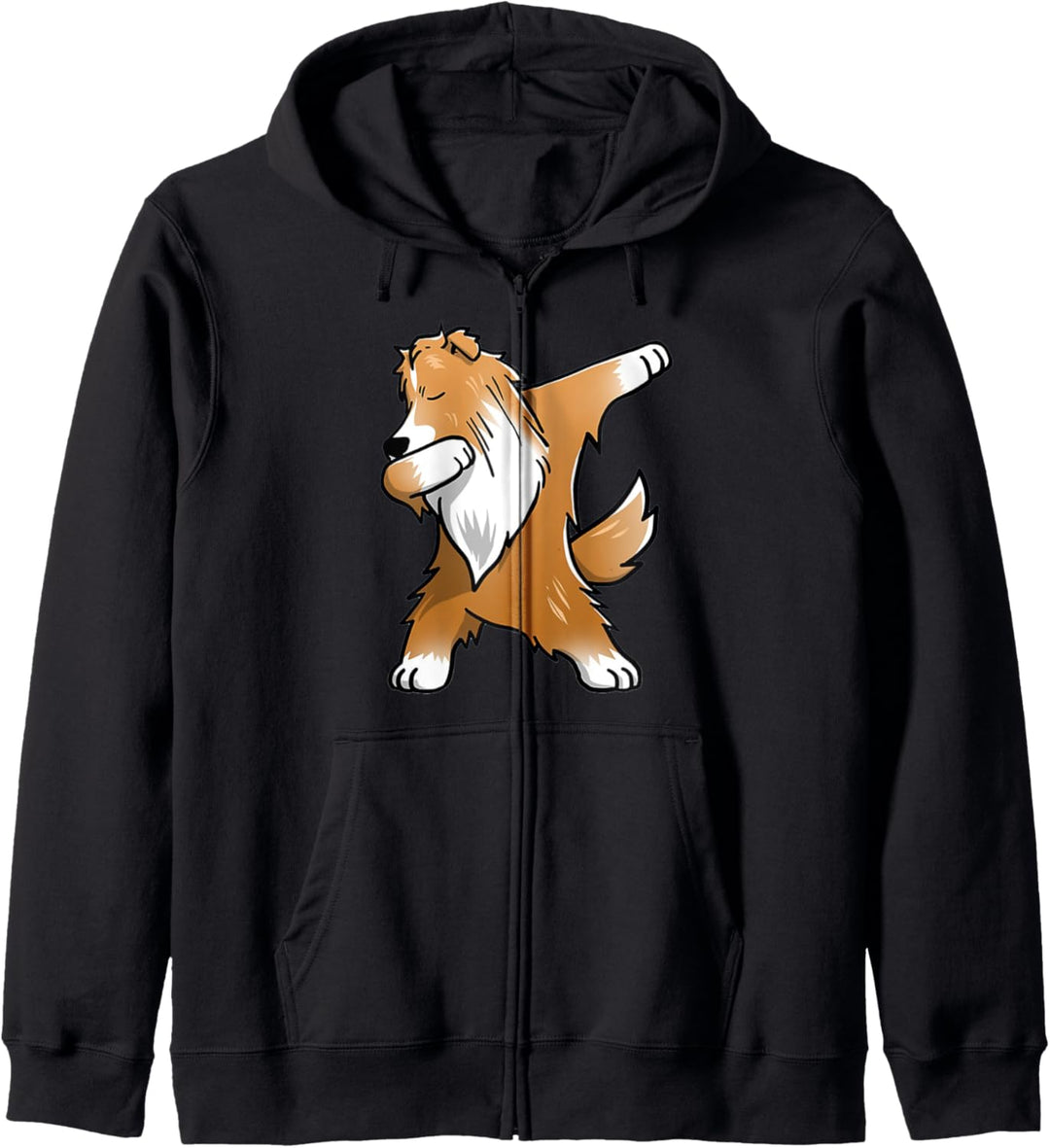 Dabbing Sheltie Kapuzenjacke