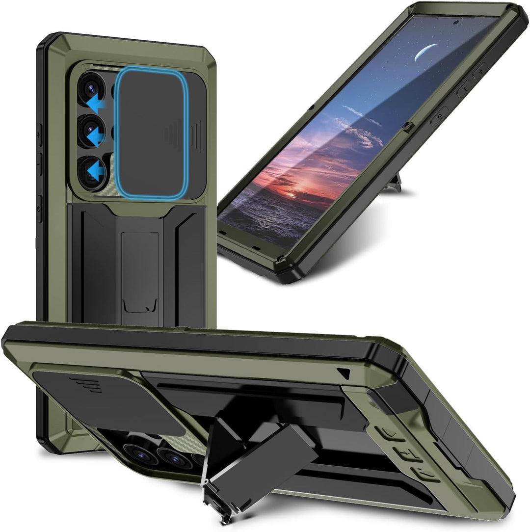 MIYIYQP Kompatibel mit Samsung Galaxy S24 Ultra 5G Handyhülle, Outdoor Powerful Hybrid Schutz stossf