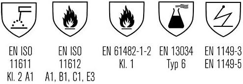 Planam Grösse 110 Herren Major Protect Jacke 1-lagig kornblau grau Modell 5200 Kornblau/Grau 110, Ko