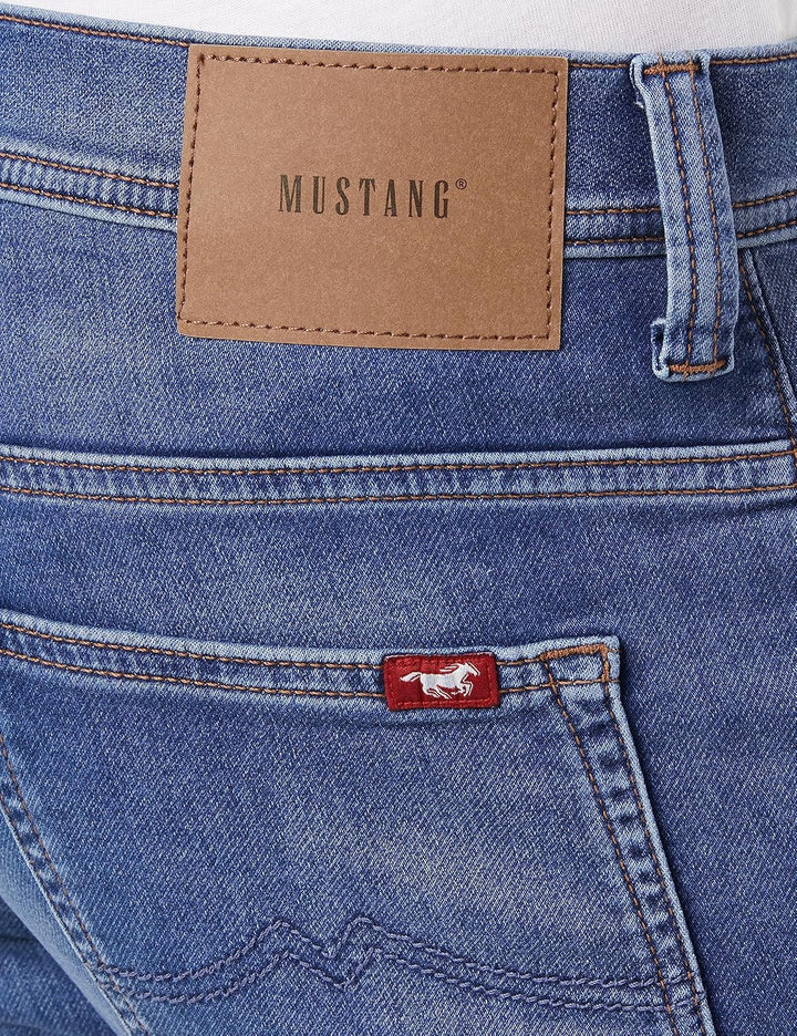 MUSTANG Herren Style Chicago Z Shorts, 36 Jeansblau