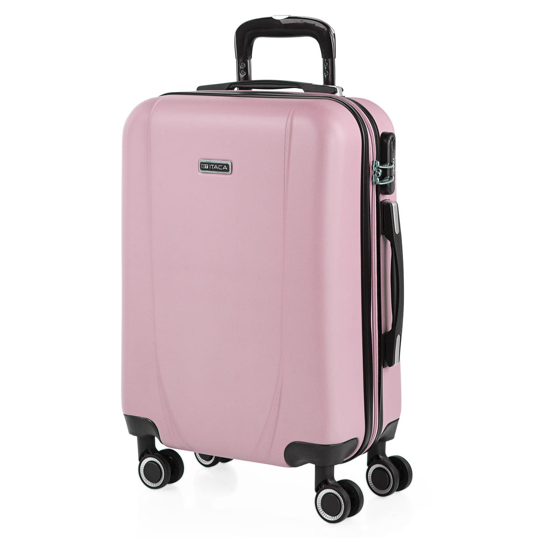 ITACA - Trolley Handgepäck Cabin Trolley Koffer Reisekoffer Hartschalenkoffer mit Zahlenschloss - Ka