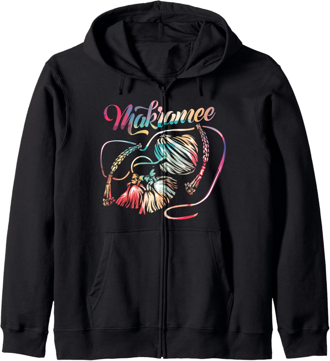 Macramé Makramee Knüpftechnik Kapuzenjacke