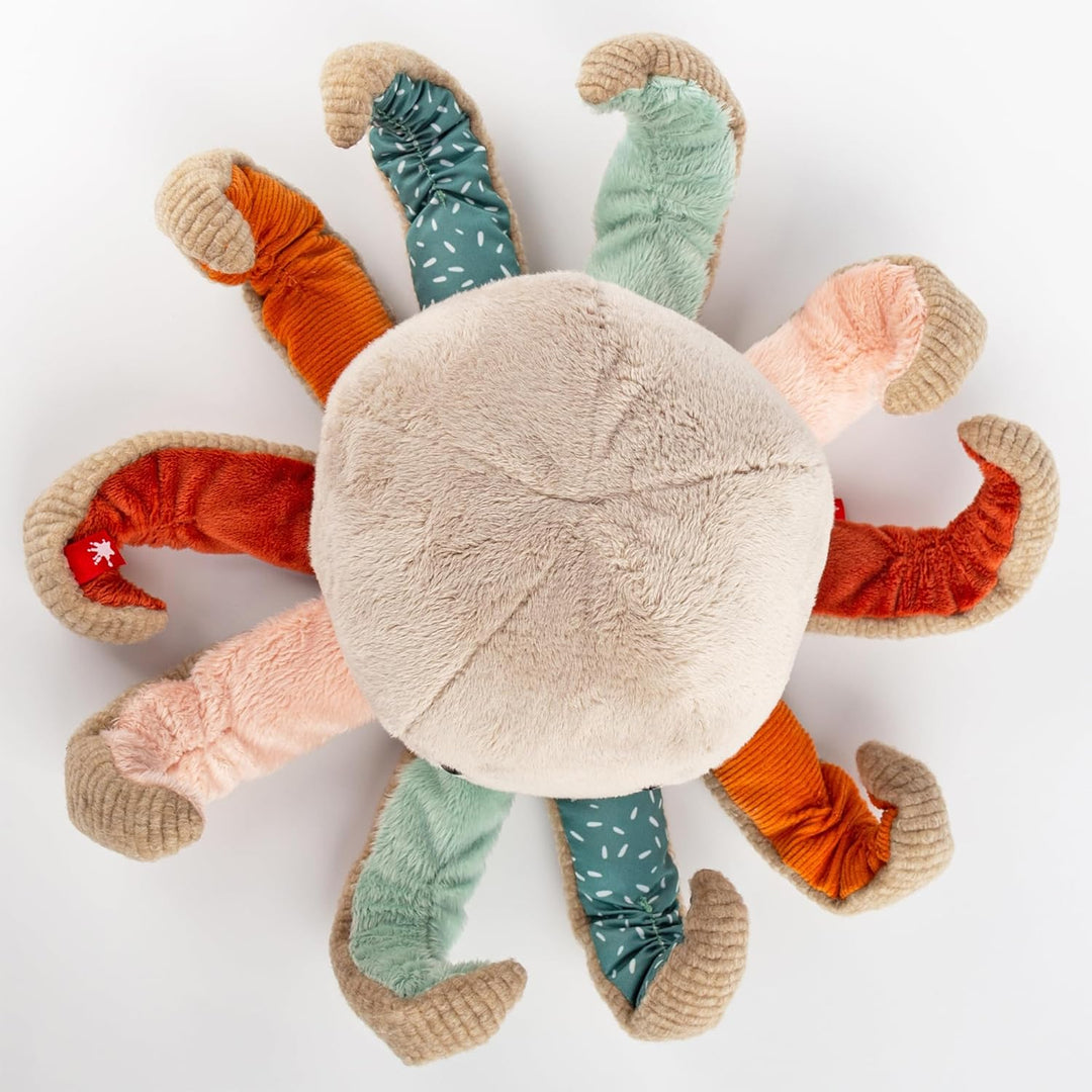sigikid 43232 Patchwork Stofftier, Mehrfarbig/Krake, Mehrfarbig/Krake