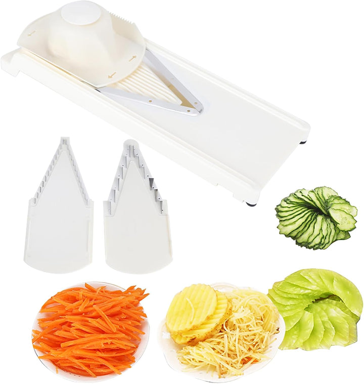 Mandoline Pommes Frites Kartoffelschneider 38×14×8 Multifunktionale Haushalts-V-förmige Reibe Schnei