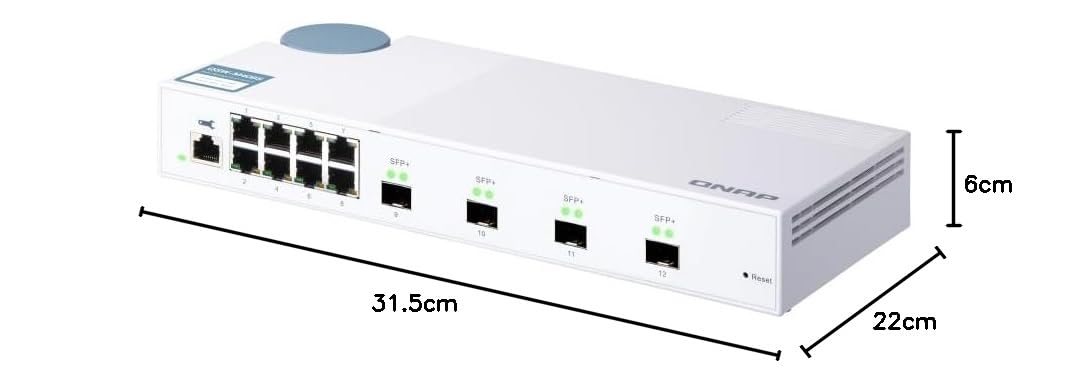 QNAP QSW-M408S - Einstiegslevel 10GbE Schicht 2 Web-verwalteter Switch