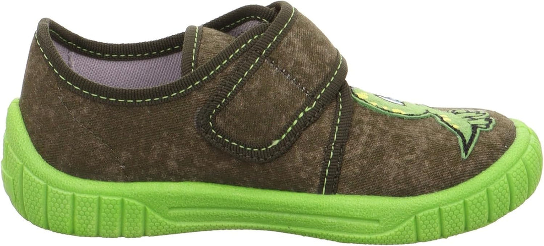Superfit Jungen Bill Hausschuhe 35 EU Weit Grün 7010, 35 EU Weit Grün 7010