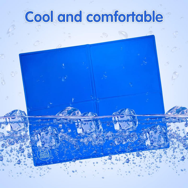 Pet Cooling Mat Pet Self Cooling pad mat Bed mats Comfort for Cats and Dogs 81CMx96CM (Extra Large)