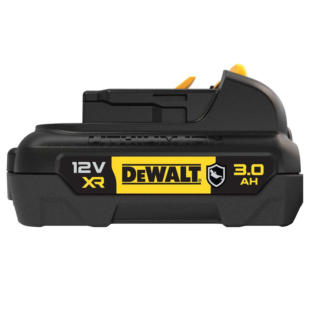 DeWALT Akku DCB124G-XJ 12V 3Ah, Li-Ion, Ersatzakku, Wechselakku 10,8 und 12 Volt, Kapazitätsanzeige