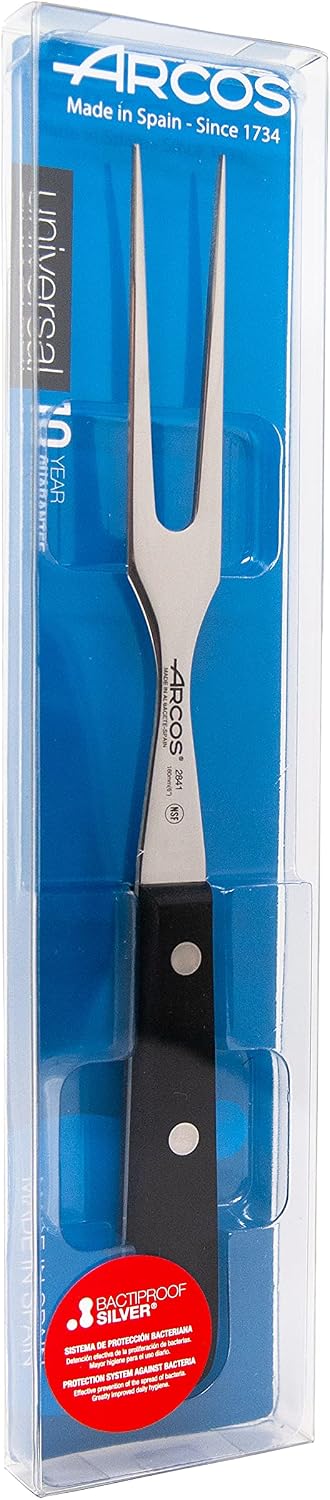 ARCOS Tranchiergabel aus Nitrum Edelstahl mit 160 mm Klinge - Ergonomischer Griff aus Polyoxymethyle
