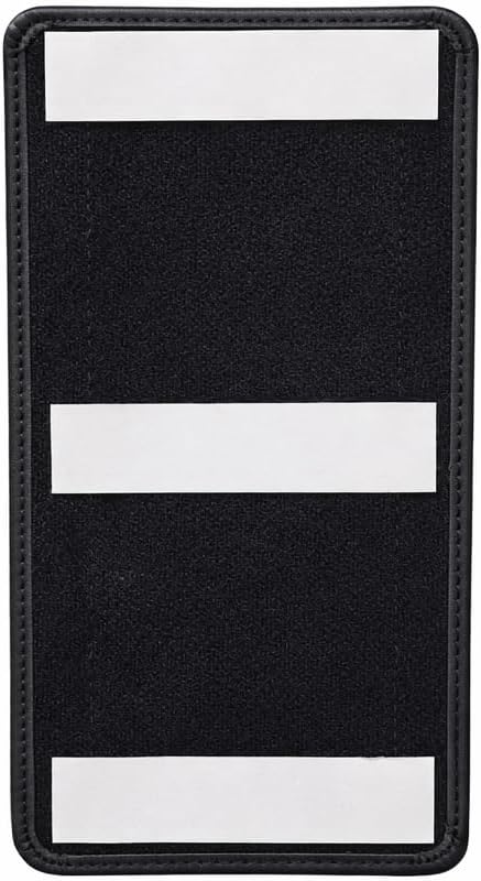 Steirische Harmonika Bassbodenleder Variante 3 + Ledereinsatz, schwarz