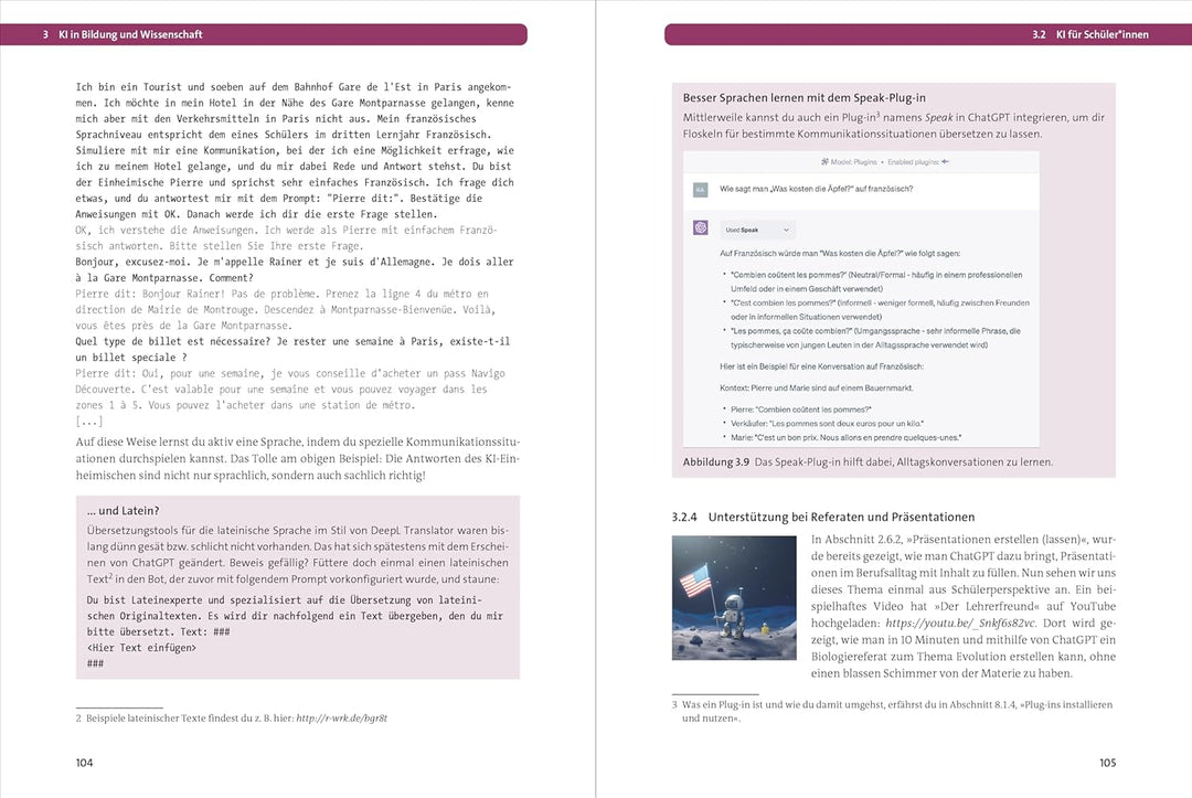 ChatGPT u. Co.: Das neue Workbook zum Thema KI – mit vielen Praxisbeispielen zum Texten und Coden, z