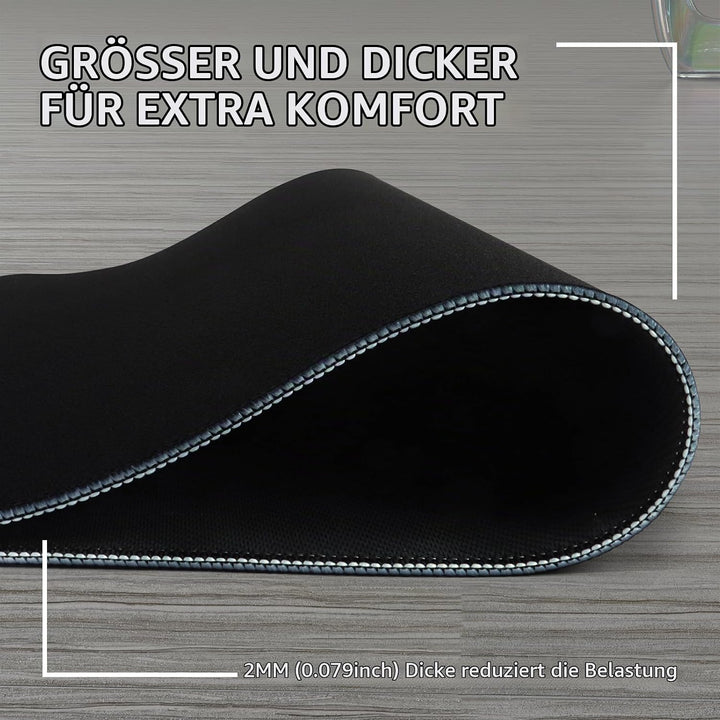 LexonElec x Attack Shark Mittelgrosses Gaming-Mauspad, Desktop-Mauspad Aus Superfeiner Faser, 17,32