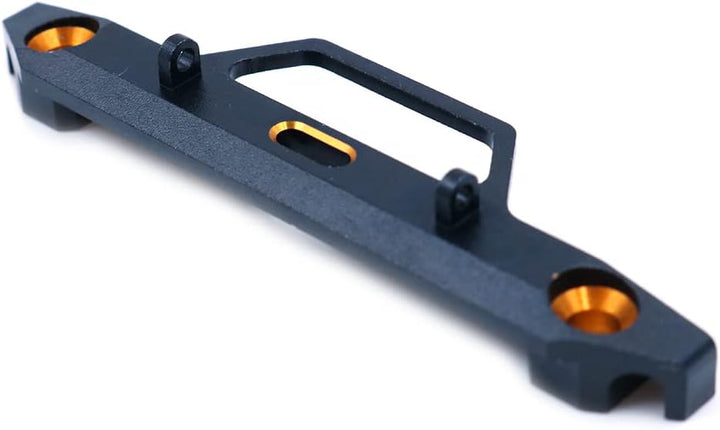 RC Metall Aluminium Frontstossstange mit U-Ringen Anhängerkupplung Schäkel für 1/24 RC Crawler Axial