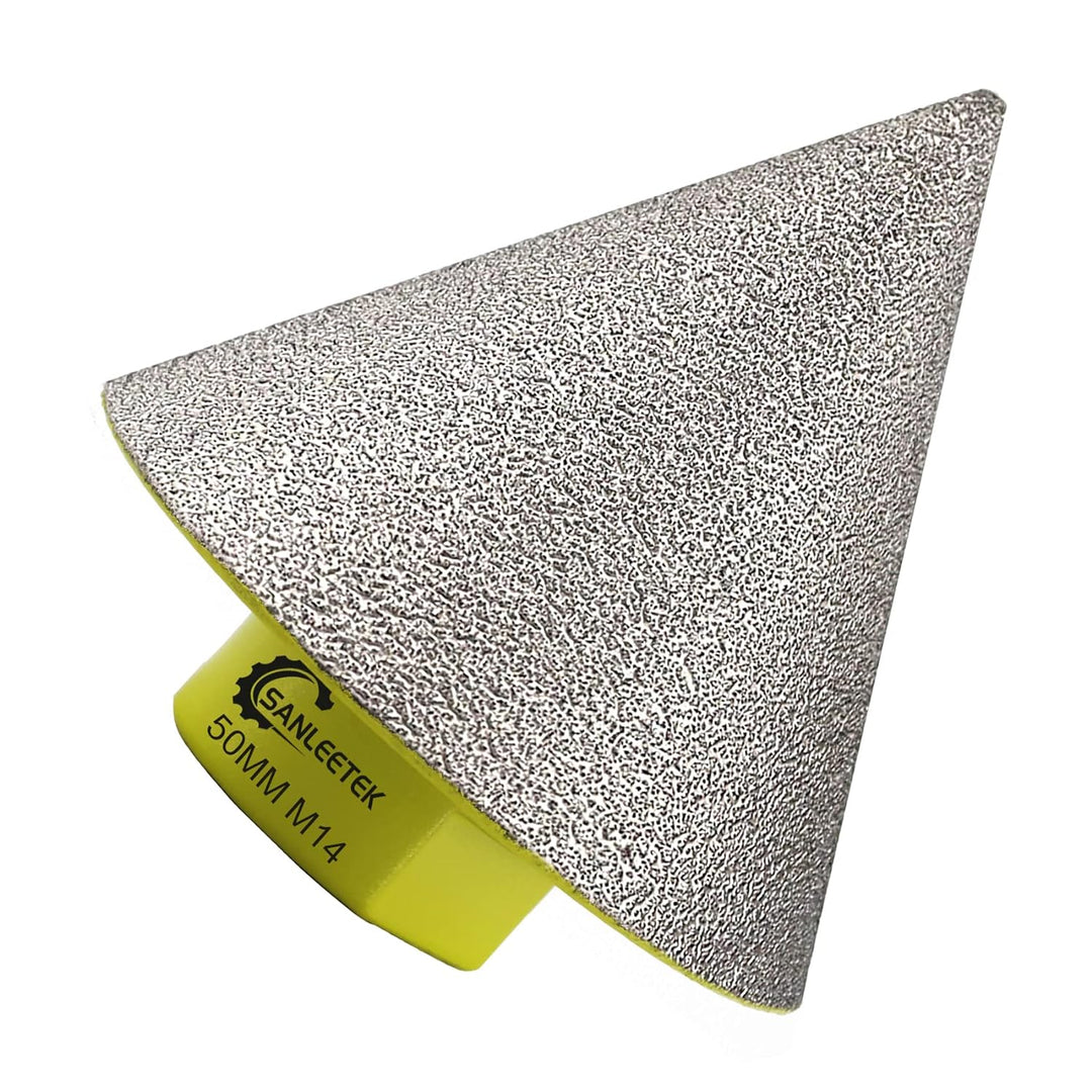 Diamant Fasenbohrer 50mm Fliesenfräser SANLEETEK - Anfasen, Formen, Vergrössern und Schleifen von Lö