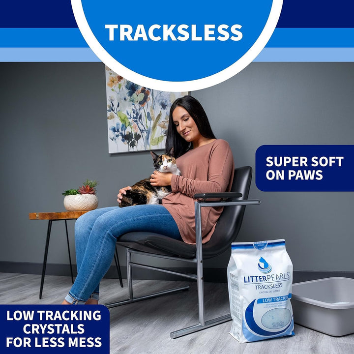 Litter Pearls Katzenstreu Perlen tracksless Silica Katzenstreu, 20 lbs