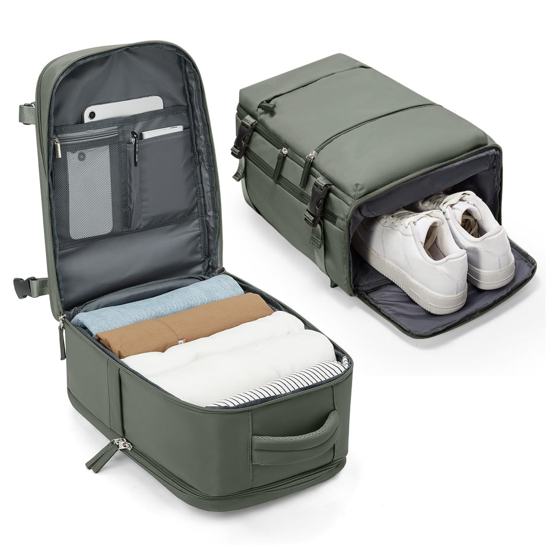 BJLFS Vakuum Rucksack 40x20x25 für Ryanair Flugzeug Reiserucksack Handgepäck Tasche Airbag mit Vakuu