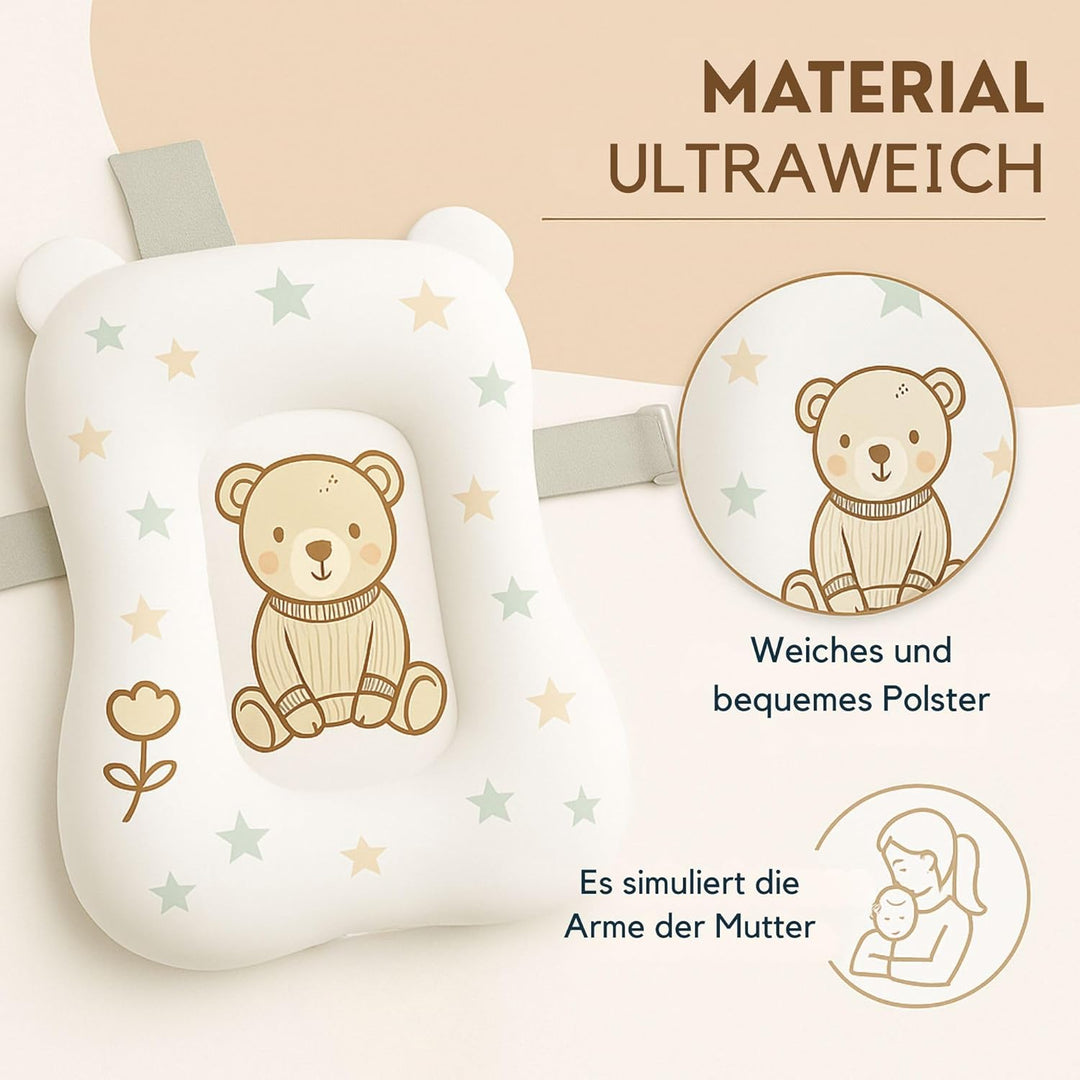 Baby Badewanneneinsatz – Baby Badewannenkissen für Badewanne - Babywanne Einsatz &amp; Badewannensitz ab