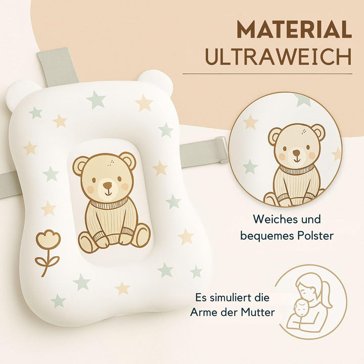 Baby Badewanneneinsatz – Baby Badewannenkissen für Badewanne - Babywanne Einsatz &amp; Badewannensitz ab