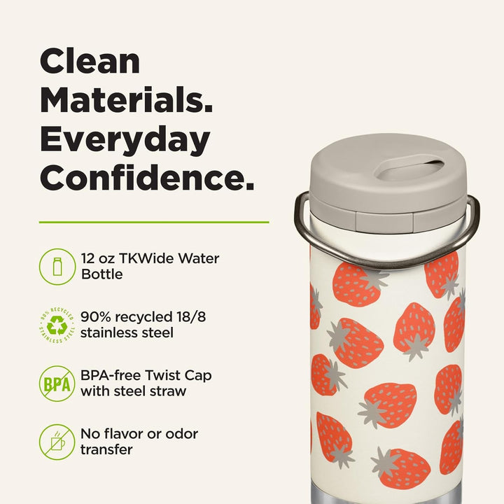 Kid Kanteen TKWide 12oz (W/Twist Cap) Bunt, Bunt