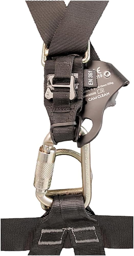 Singing Rock Unisex Erwachsene Crepe Strap Expert Standard-Gr. M/L/Gelb Harness, Black (schwarz)