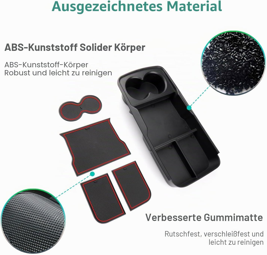 GAFAT Ki-a EV6 2021-2024 2025 Mittelkonsole Aufbewahrungsbox, EV6 2023 Organizer Tray Handschuhfach