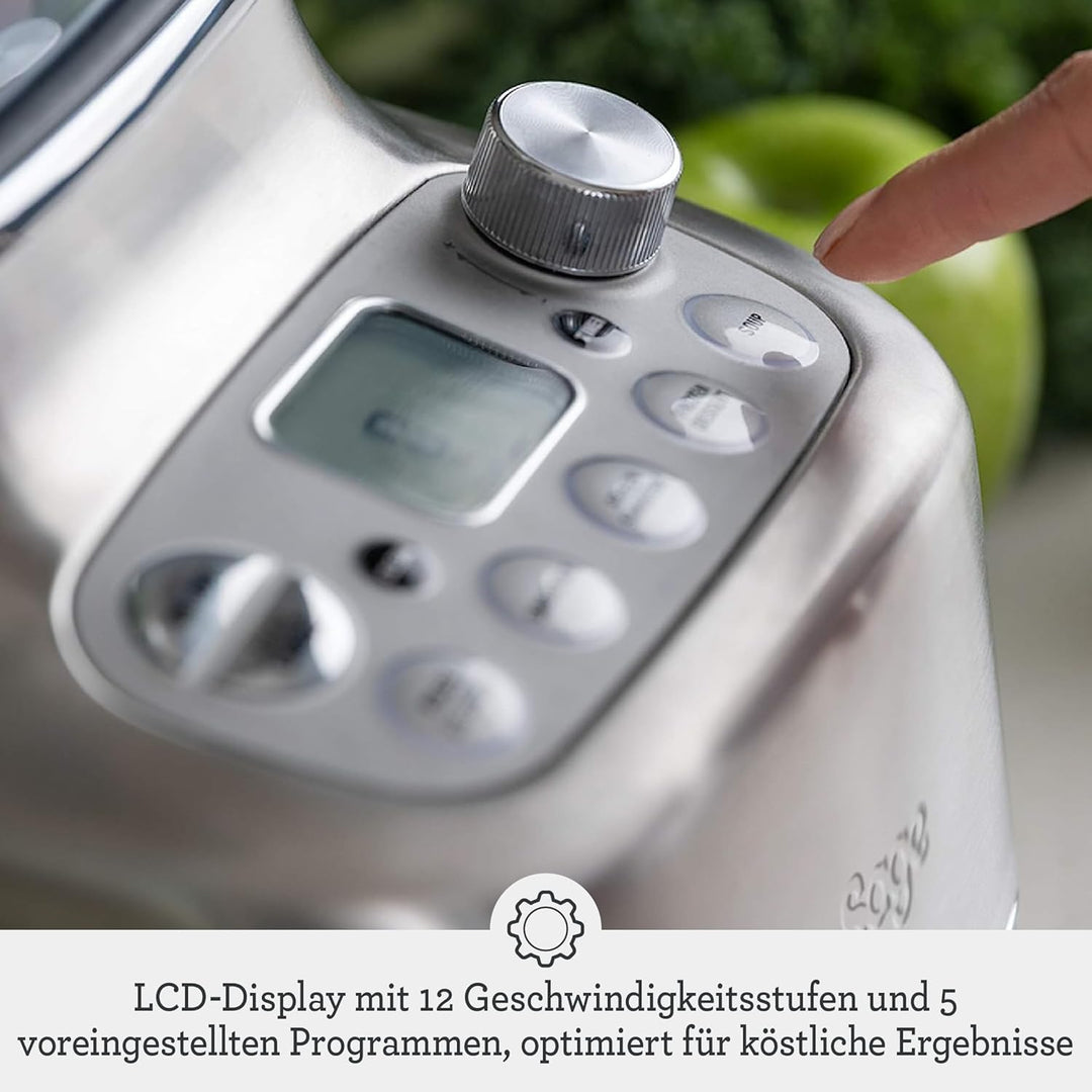 Sage - The Super Q - Standmixer - Ultrastark, Schnell, Leise, 5 One-Touch-Programme, 12 Geschwindigk