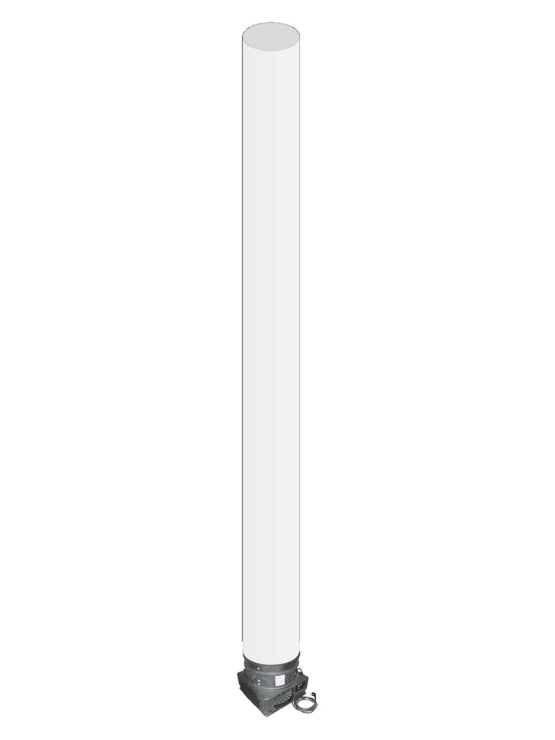 EUROLITE Stoffröhre 5m weiss
