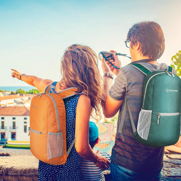 ZOMAKE Ultraleicht Faltbarer Rucksack Packbare Backpacks 20 L, Kleiner Faltbar Rucksäcke Wanderrucks