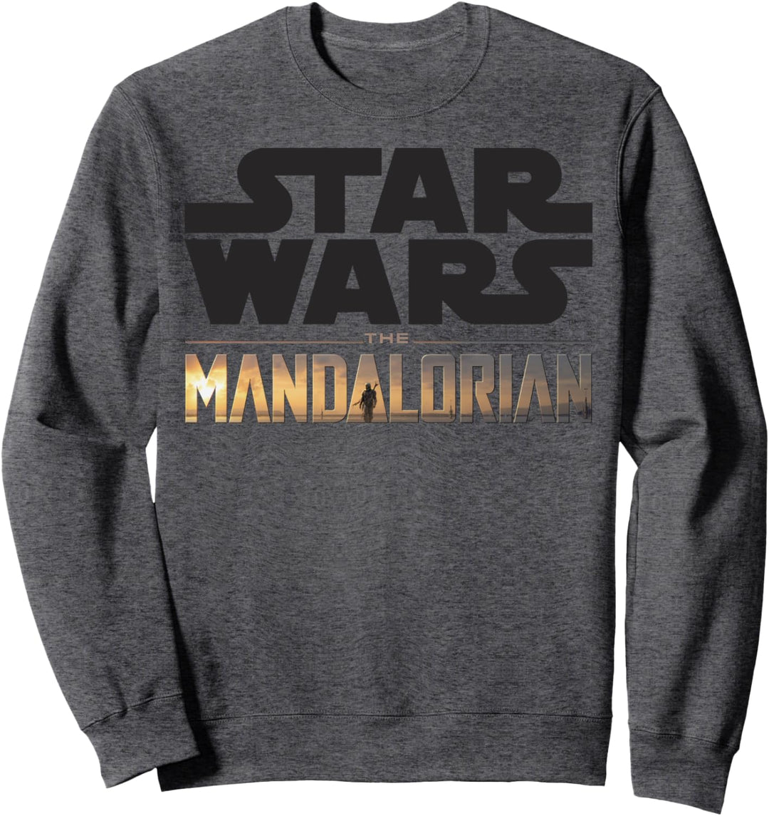 Star Wars The Mandalorian Logo Stack Sweatshirt