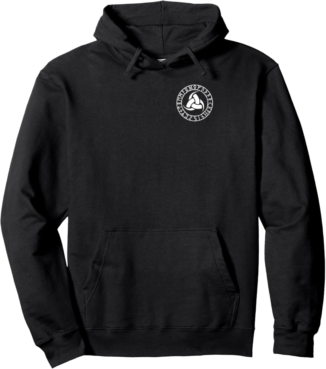 Wikinger-Symbol Triskele Odin Hörner Nordisches Zeichen Runensymbol Pullover Hoodie