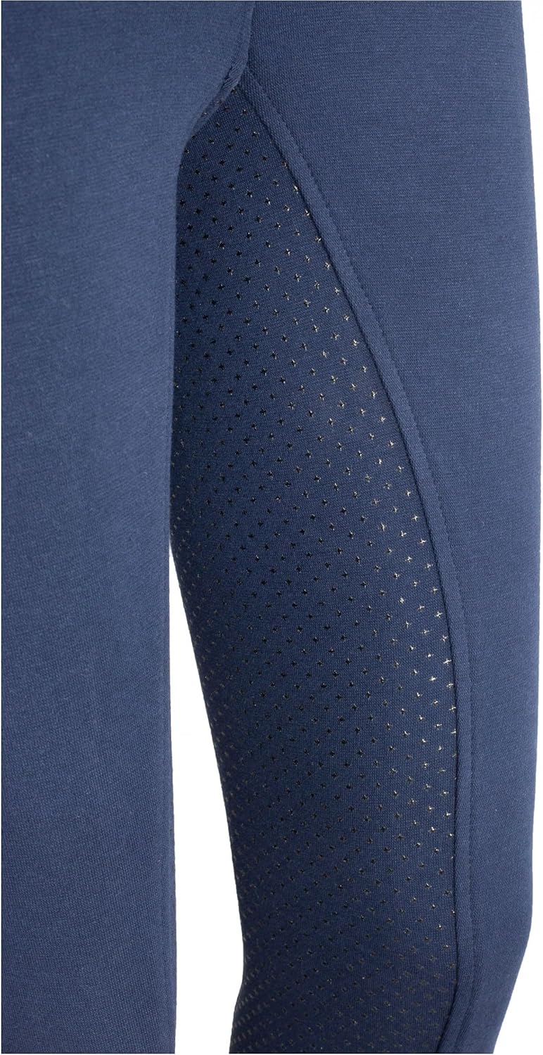 RL24 - Damen Reithose Silikon Vollbesatz Flex BASICLINE 48 Dunkelblau, 48 Dunkelblau