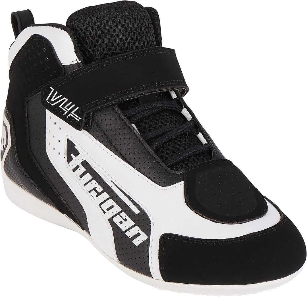 Furygan V4 Vented Motorradschuhe 39 EU Schwarz Weiss, 39 EU Schwarz Weiss