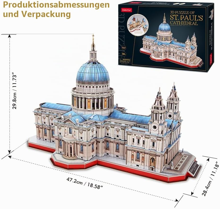 CubicFun 3D Puzzles St.Paul&