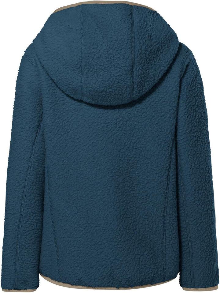VAUDE Unisex Kinder Kids Torridon Hoody Jacket II Jacke 98 dark sea/desert, 98 dark sea/desert